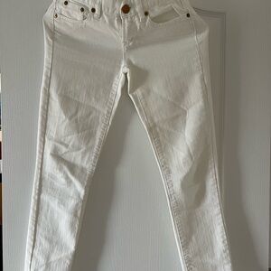 J. Crew Women's Cream Skinny Jeans